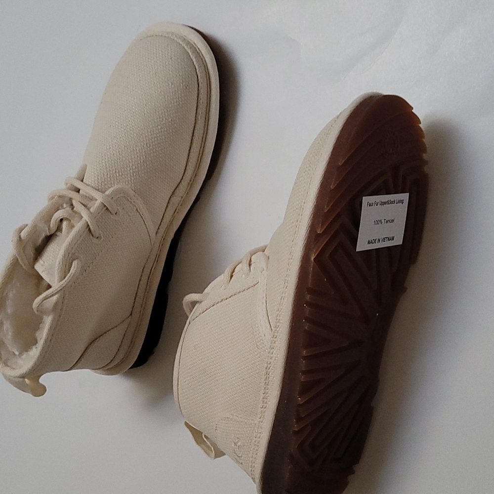 UGG NEUMEL Tencel Lace Up Ankle Booties